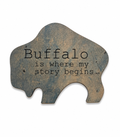 Large Buffalo Story Coaster