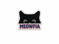 Small Meowfia Peeking Cat Magnet