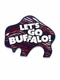 Large Lets Go Buffalo Coaster