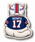 Small Meowfia Back of Cat Magnet