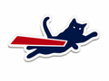 Small Flying Cat Magnet