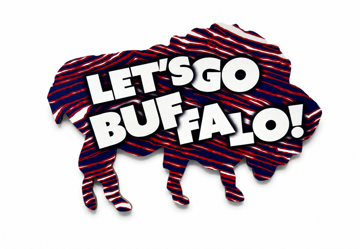 Large Let's Go Buffalo Magnet