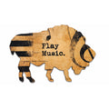 6" Wooden Play Music Magnet
